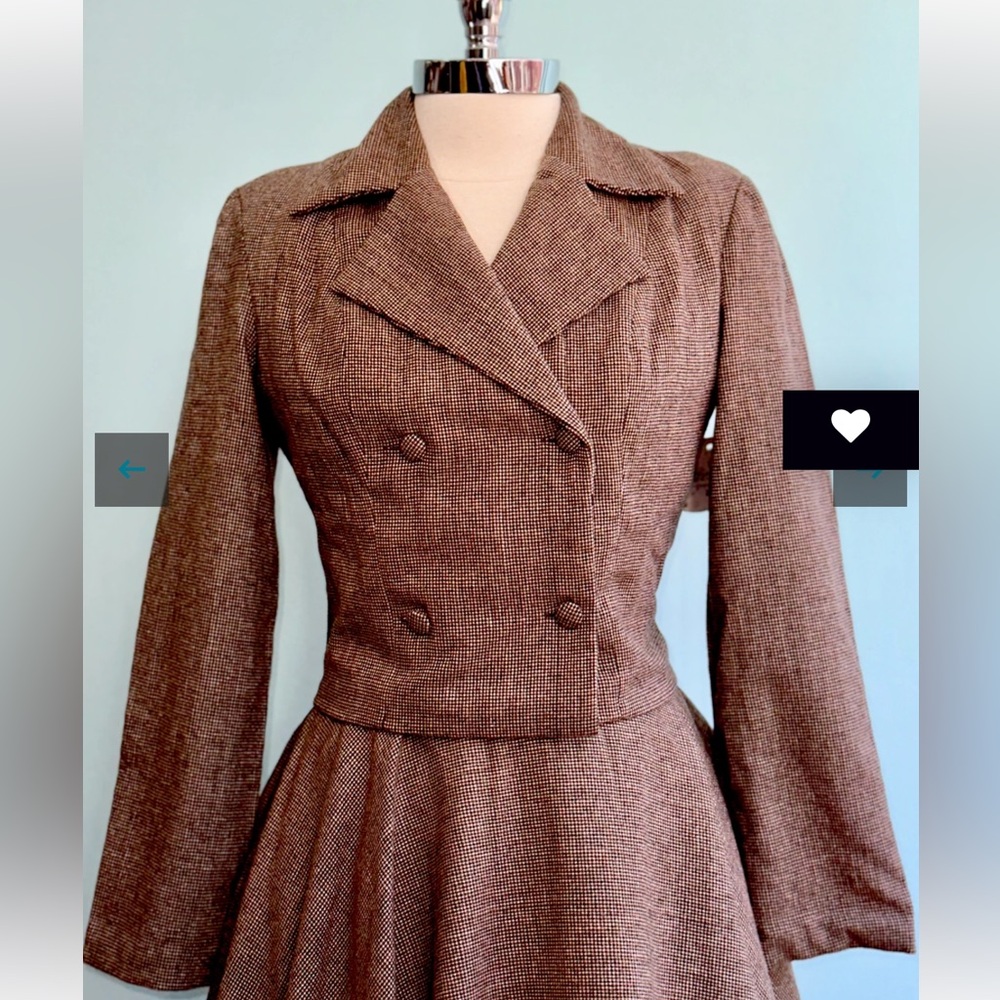 Timeless London Wool Brown Tweed Jacket
